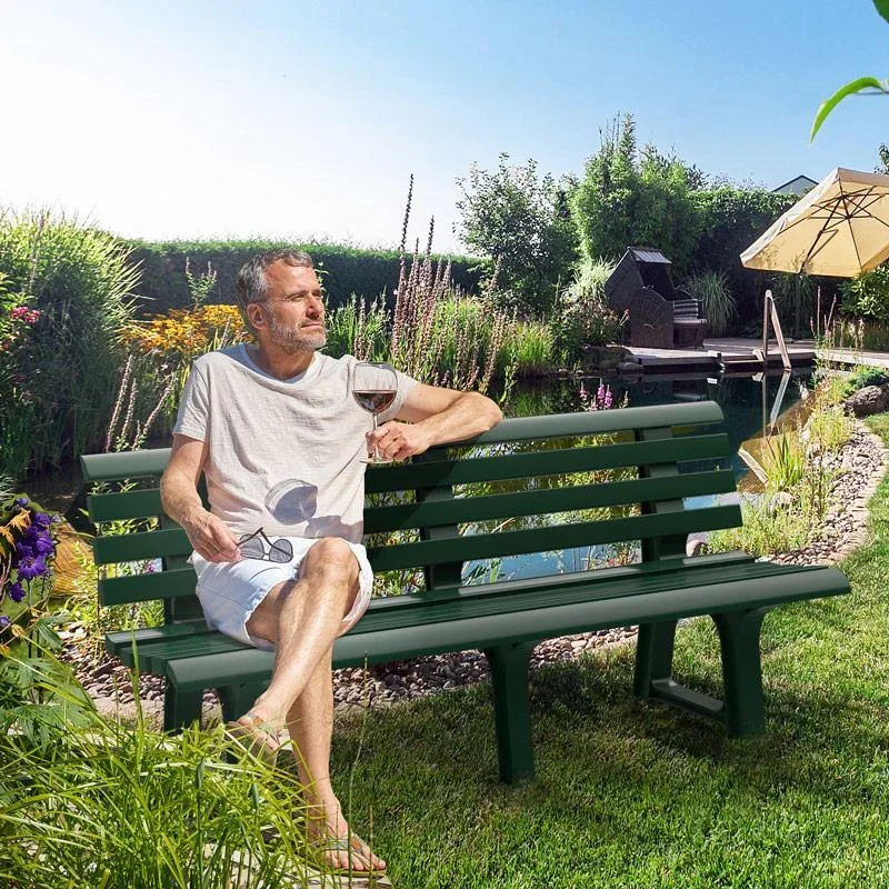Gartenbank Orchidea grün 145x49x74 cm - 4