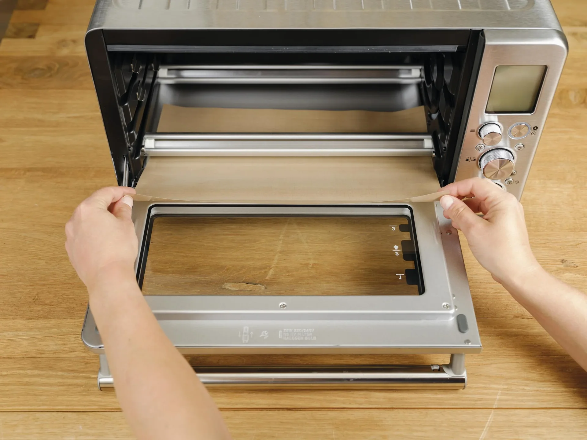 Heißluft-Fritteuse/Minibackofen Back- und Schutzfolie, 2-teilig 31 x 40/ 33 x 40 cm - 2