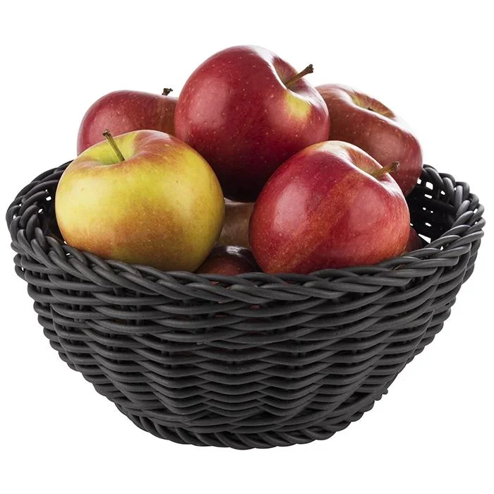 Korb, rund Profiline", schwarz, Ø 20 cm, H: 8 cm - 1