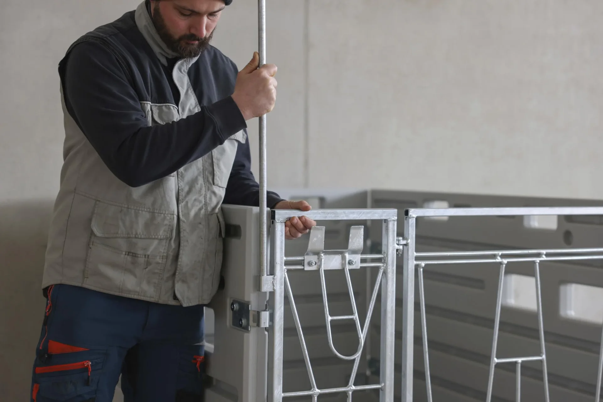 Verriegelungsstab für Modulare Kälberbox - 0