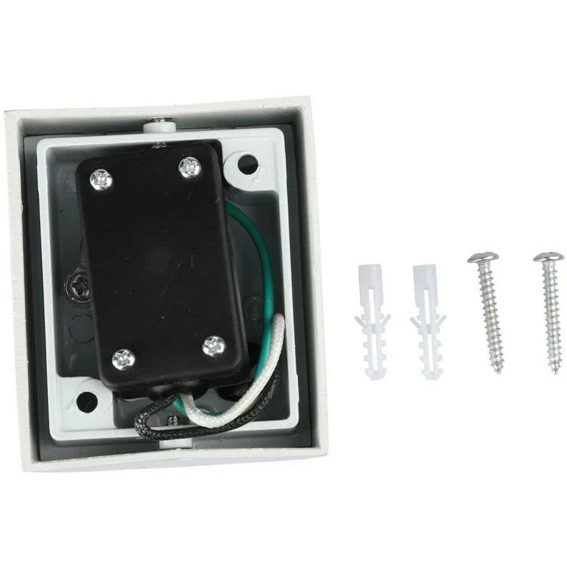 VT-7651RD Außenwandleuchte - GU10 - Weiß - Rund - IP44 - 0