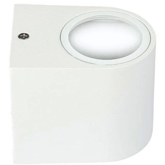 VT-7651RD Außenwandleuchte - GU10 - Weiß - Rund - IP44 - 6