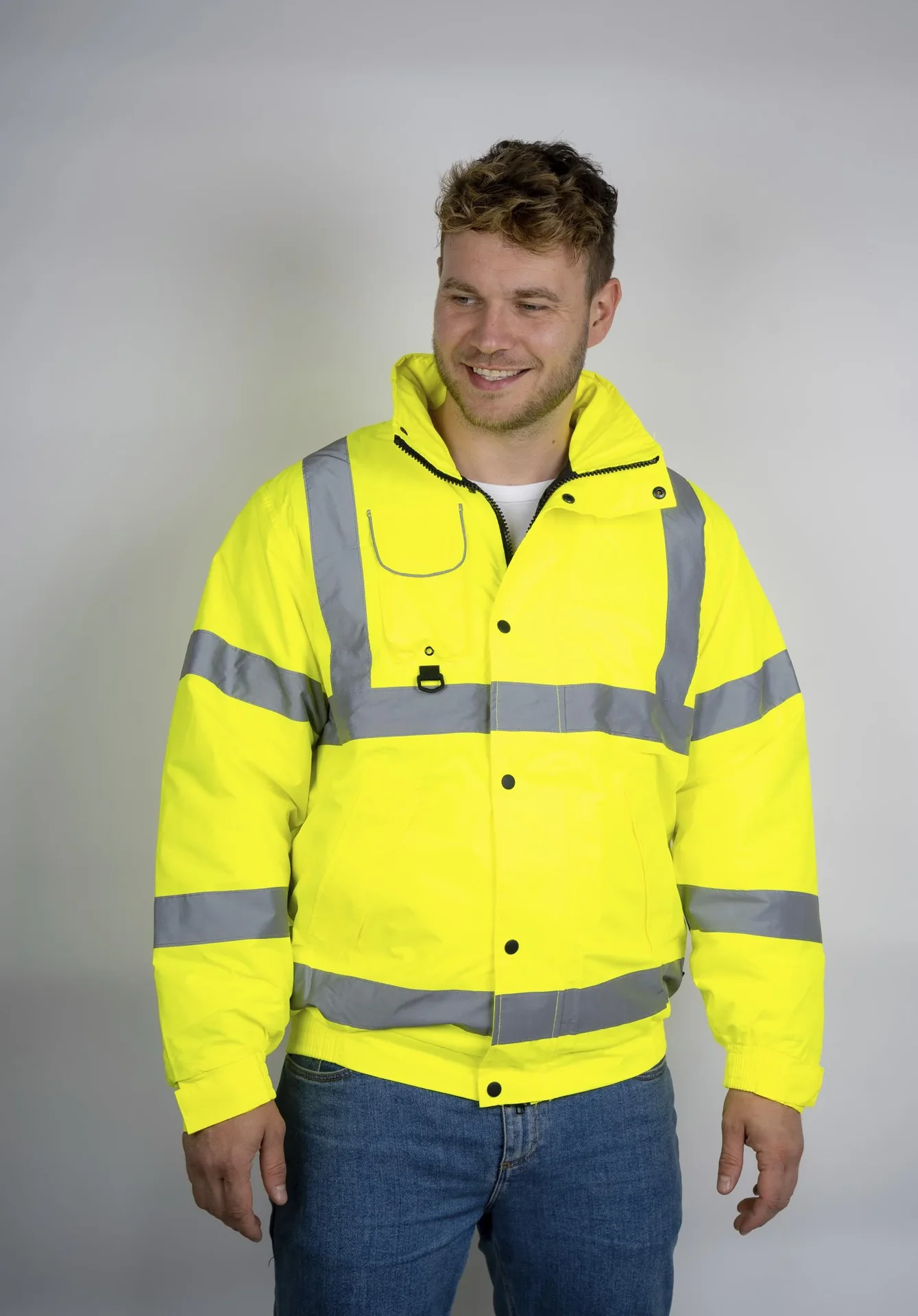 Warnschutzjacke, Farbe gelb, Gr.M - 2