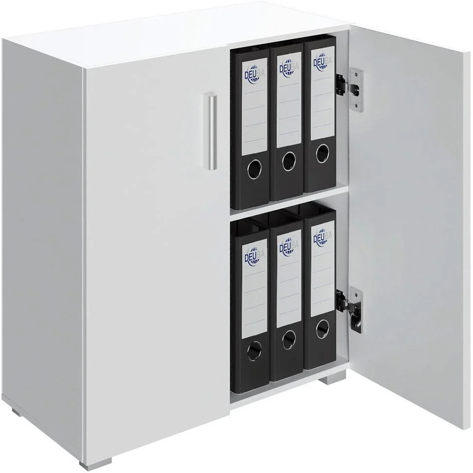 Multifunktionsschrank weiß - 2 Fächer - 1