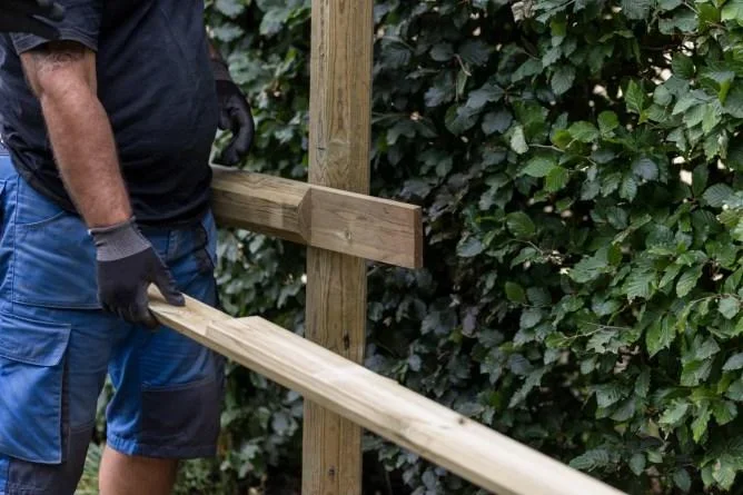 Querstange OCTO-WOOD 3500 x 100 mm für Paddock, 99 Stück - 0