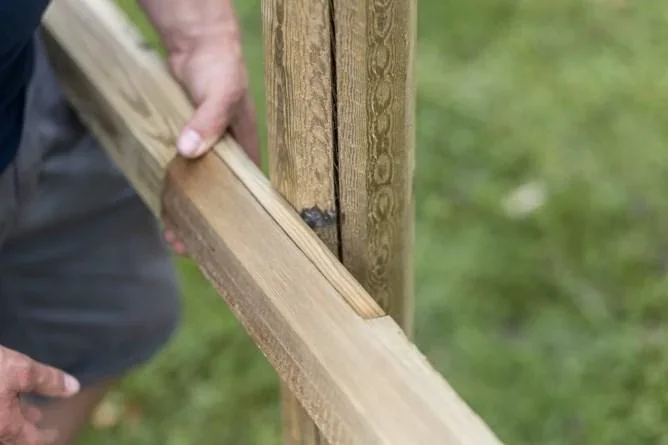 Querstange OCTO-WOOD 3500 x 100 mm für Paddock, 99 Stück - 4