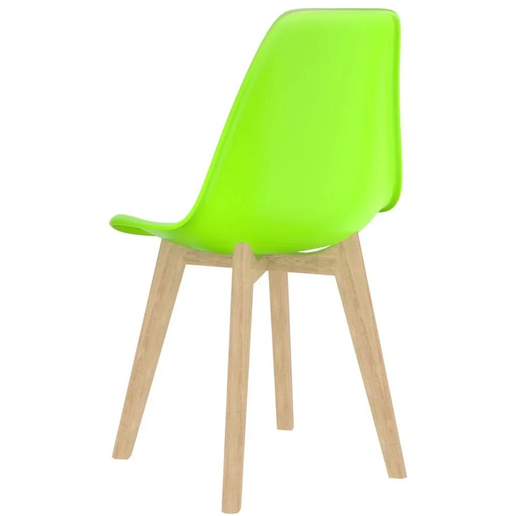 Esstischstühle 4tlg. Kunststoff grün - 2