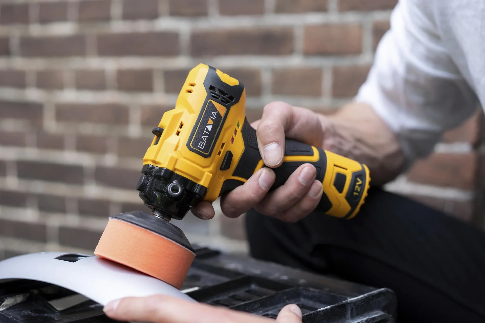 12V Poliermaschine 75mm (ohne Akku und Ladegerät) - 1