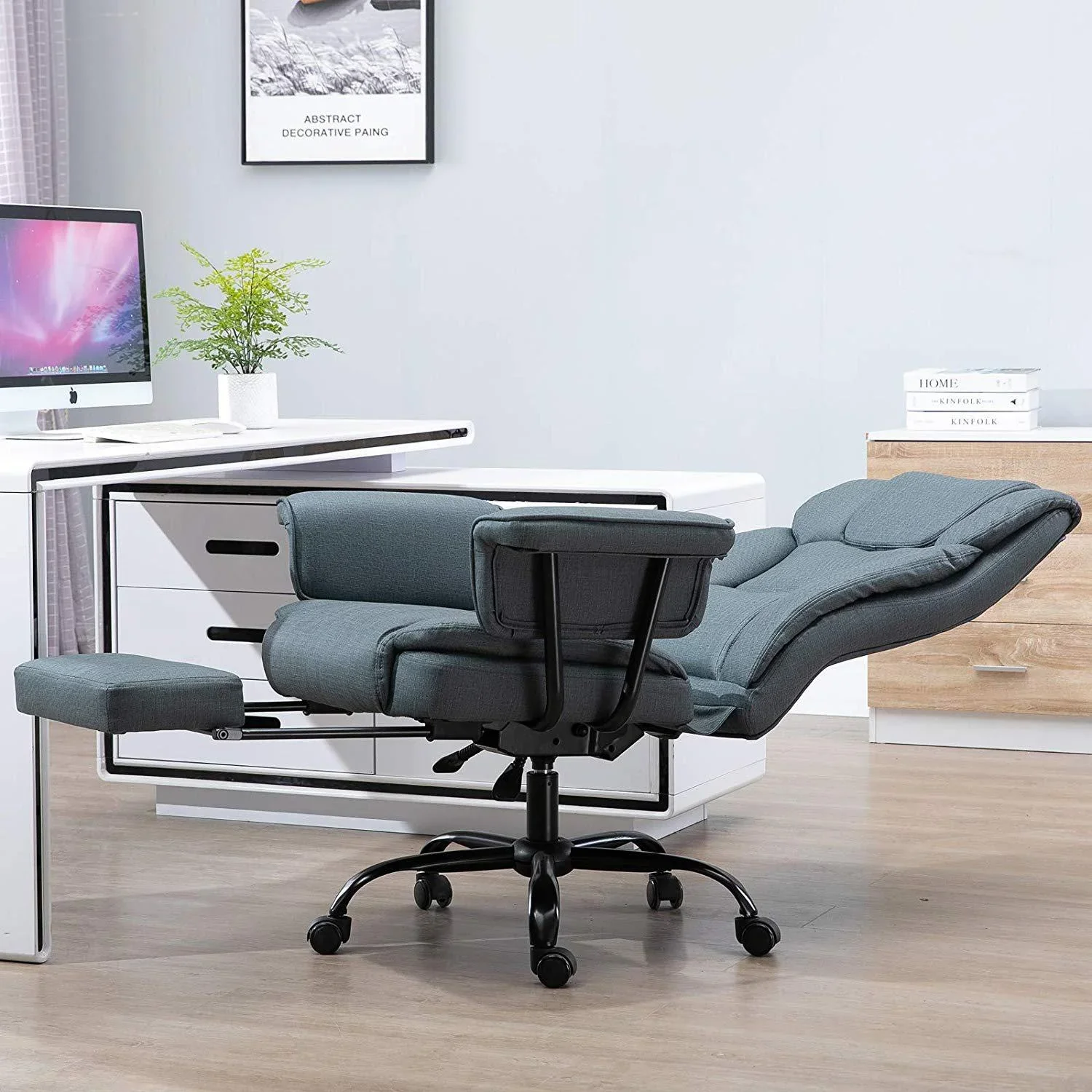 Bürostuhl mit Fußstütze - 5