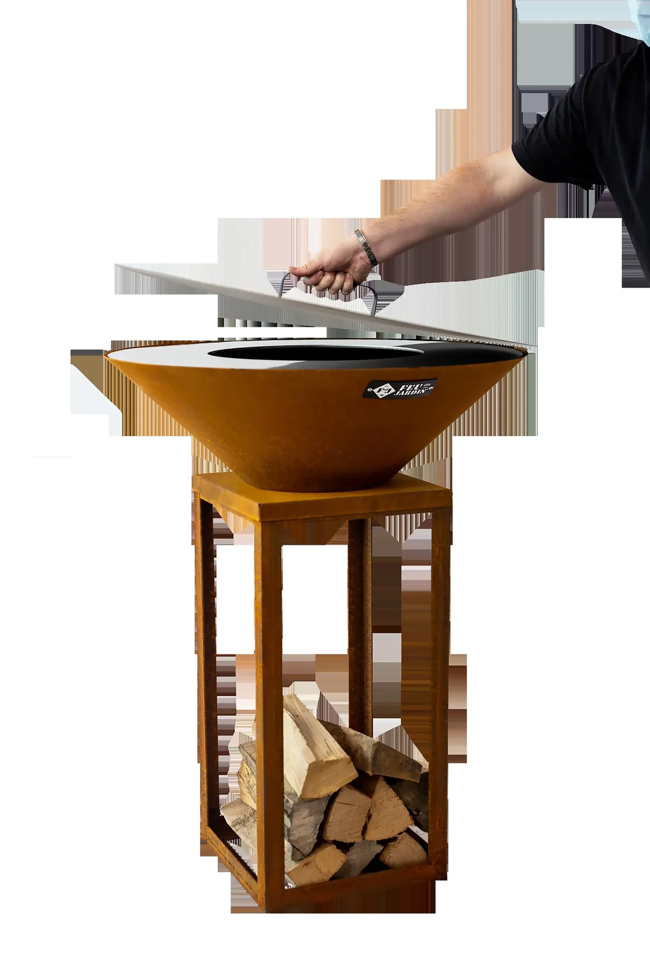 Metalldeckel schwarz für Fyro 80 und TopUp - 3