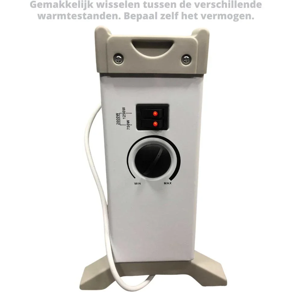 Heizung - TC-2000 - Konvektor mit einstellbarem 3-Positionen-Thermostat - 2000W - 0