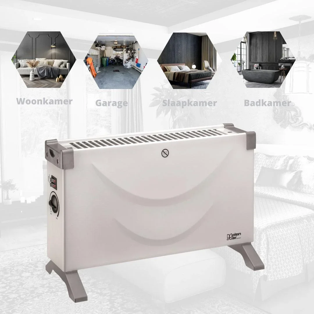 Heizung - TC-2000 - Konvektor mit einstellbarem 3-Positionen-Thermostat - 2000W - 6