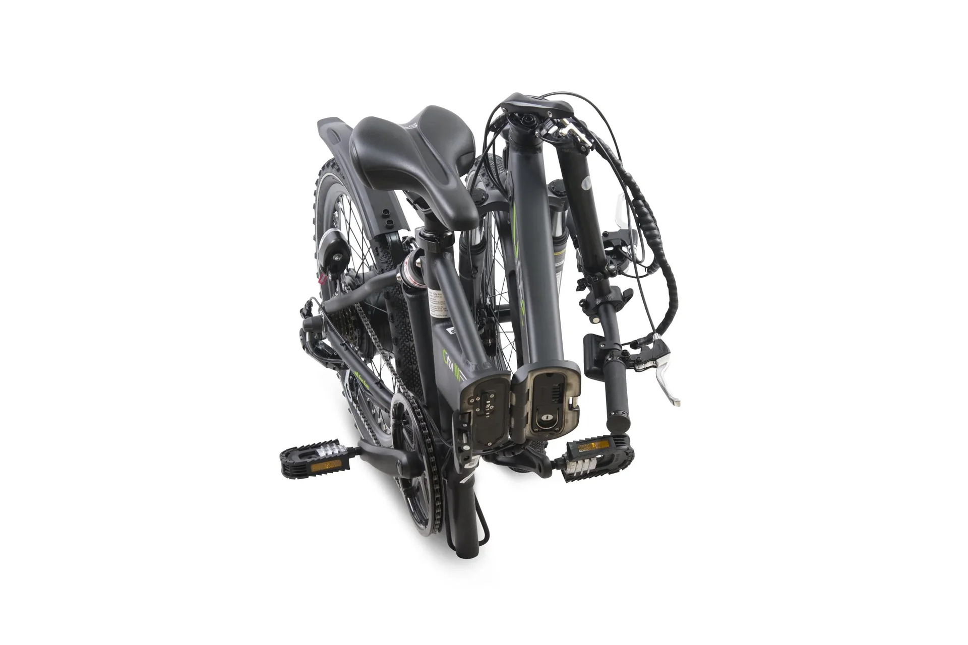 Alu E-Bike Faltrad 20 Zoll, Rahmenhöhe 37 cm, 7-Gang Kettenschaltung, weiß „City III“ - 3