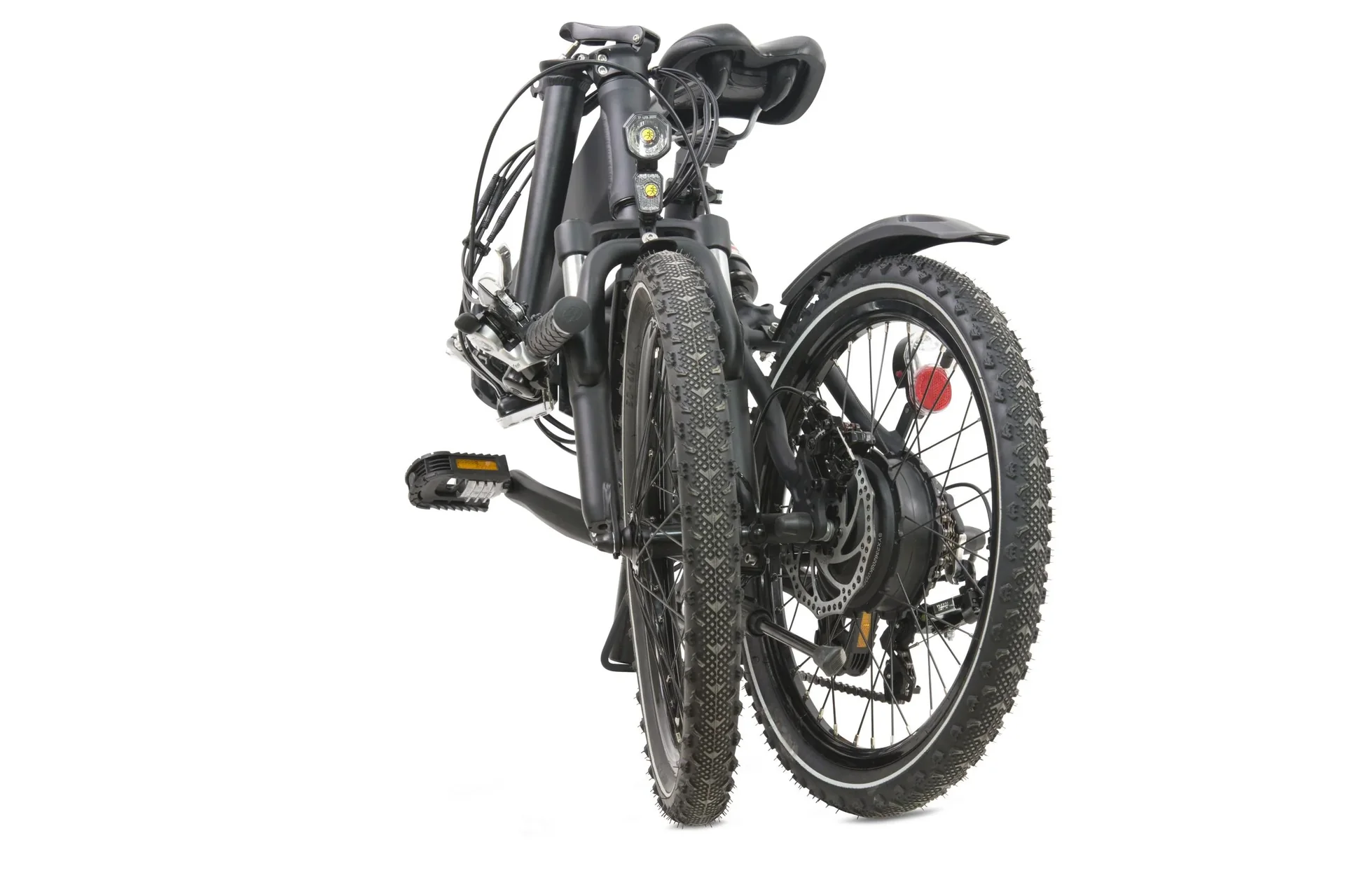 Alu E-Bike Faltrad 20 Zoll, Rahmenhöhe 37 cm, 7-Gang Kettenschaltung, weiß „City III“ - 4