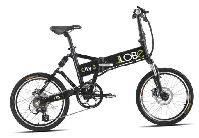 Alu E-Bike Faltrad 20 Zoll, Rahmenhöhe 37 cm, 7-Gang Kettenschaltung, weiß „City III“ - 9