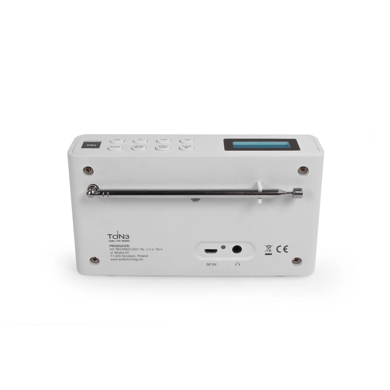 DAB-Radio Ton-3, weiß - 0