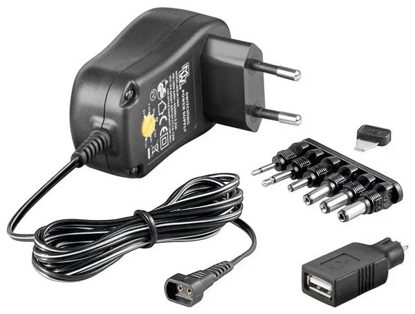 Schaltnetzteil 1000mA / 3 bis 12 Volt wählbar, stabilisiert - 0