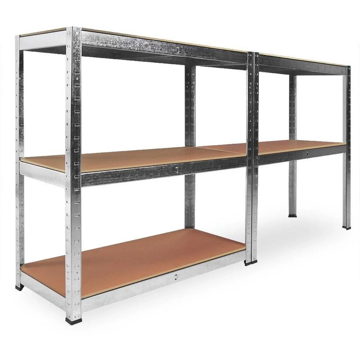 2 Regale mit 5 Böden - 175x75x30 cm - 350 kg - 0