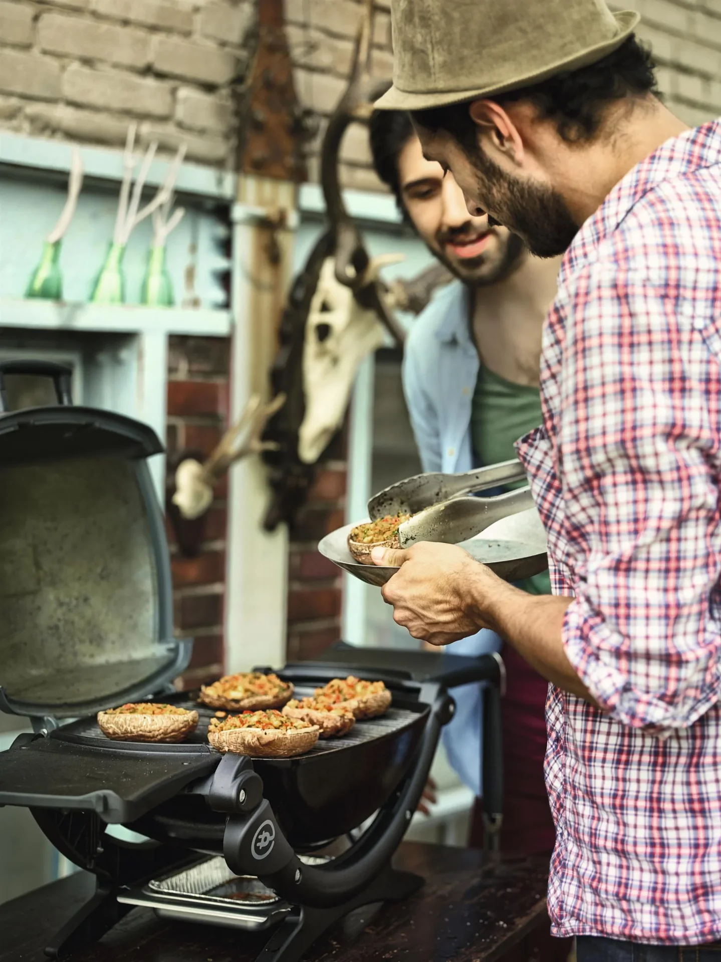 Elektrogrill Q 1400 Stand, Dark Grey - 1