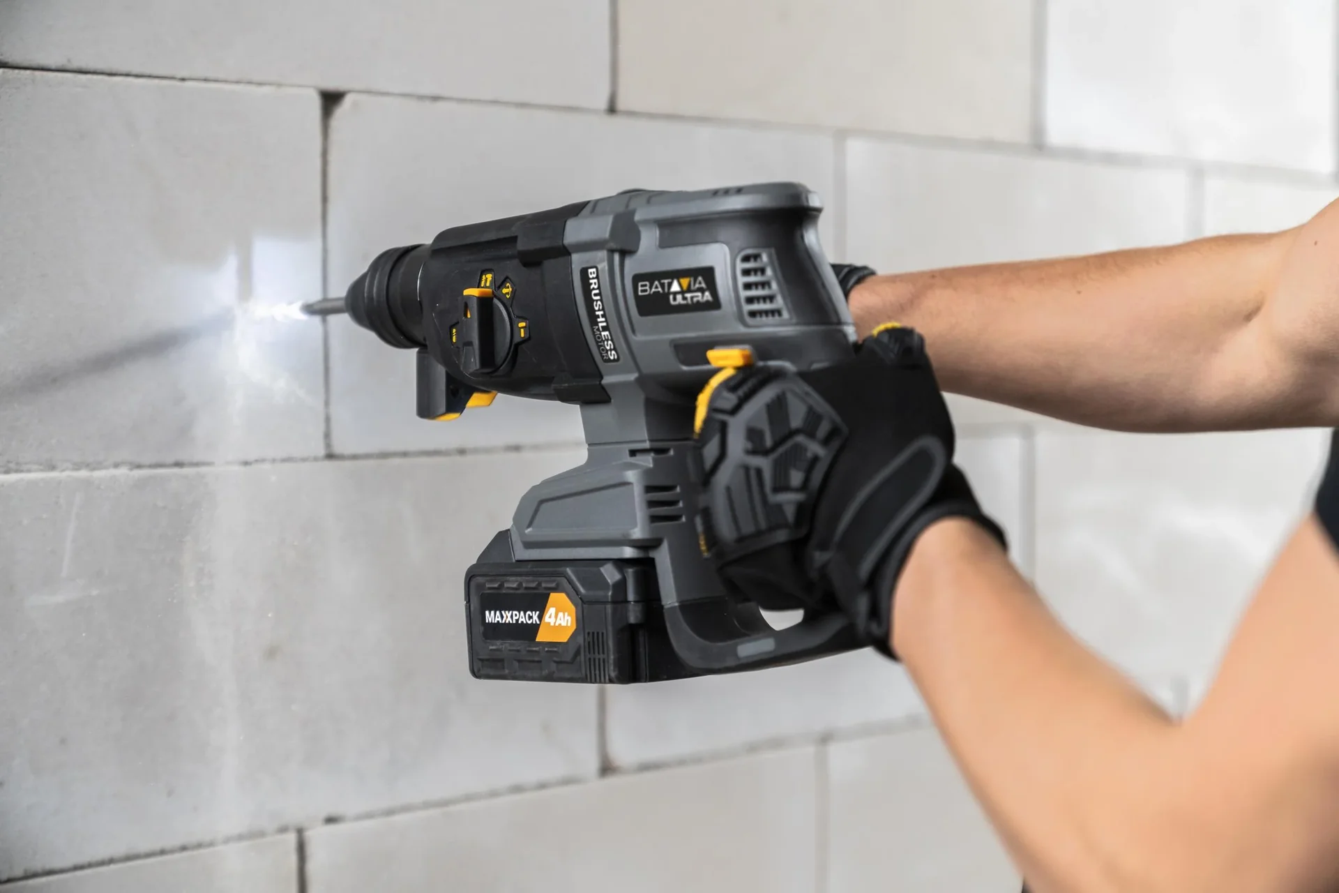 Maxxpack 18V Akku-Bohrhammer SDS+ Brushless (ohne Akku und Ladegerät) - 8