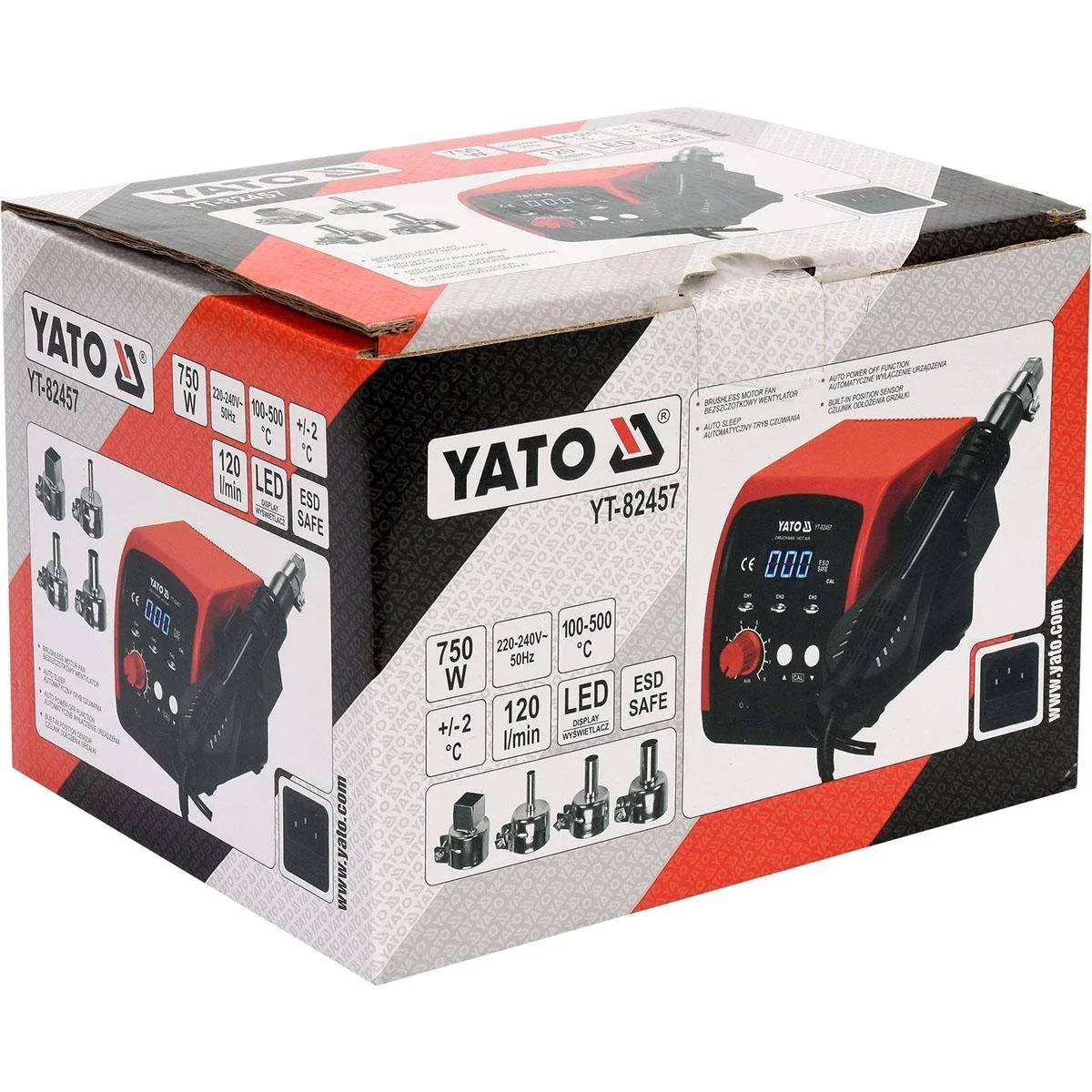 Lötstation mit LED-Anzeige - 750W - 100/500°C - 4