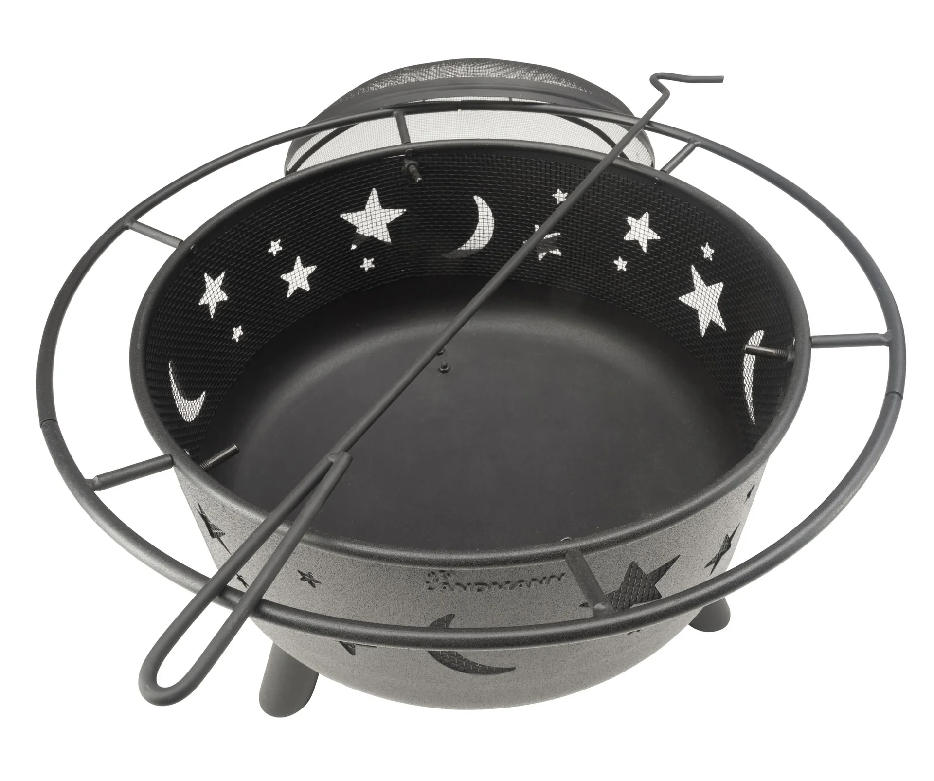 Feuerkorb "Stars & Moon", rund, 75 cm - 2