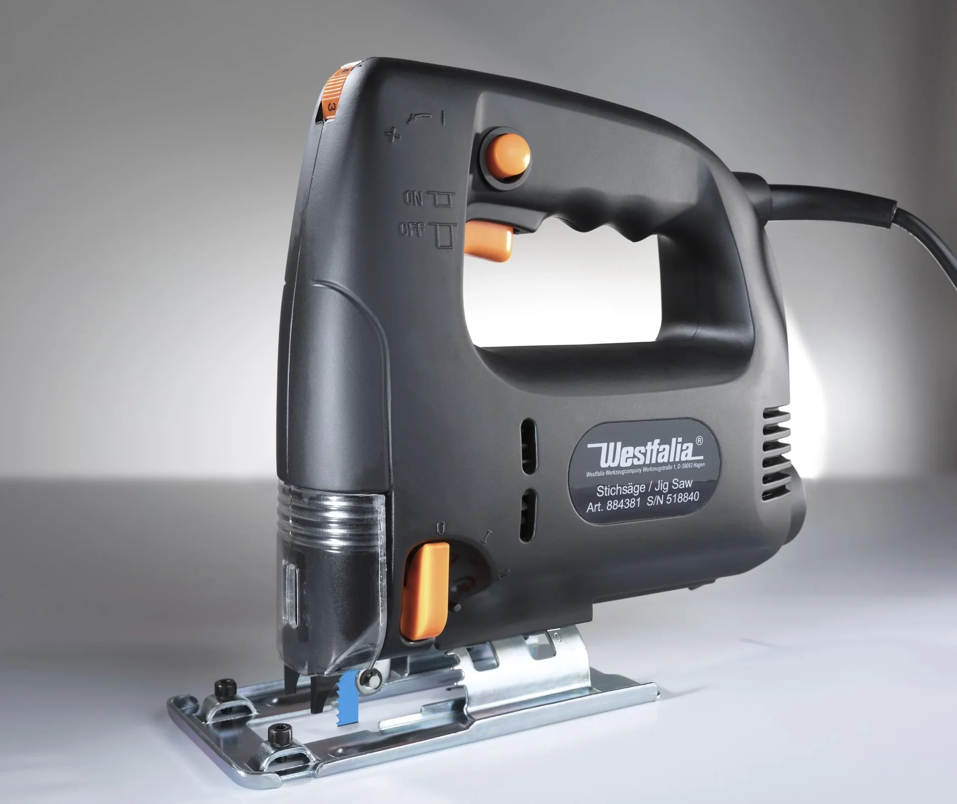 Pendelhub Stichsäge 710 Watt mit 5-teiligem Sägeblatt-Set - 4