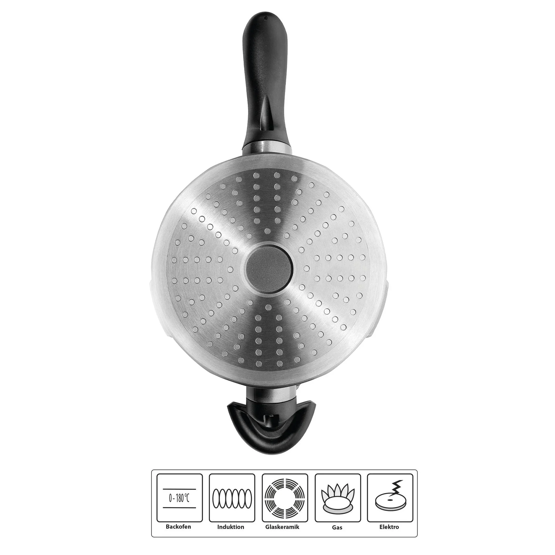 Aluguss Schnellkochtopf-Set 6 tlg. 5 Liter + 3 Liter - 4