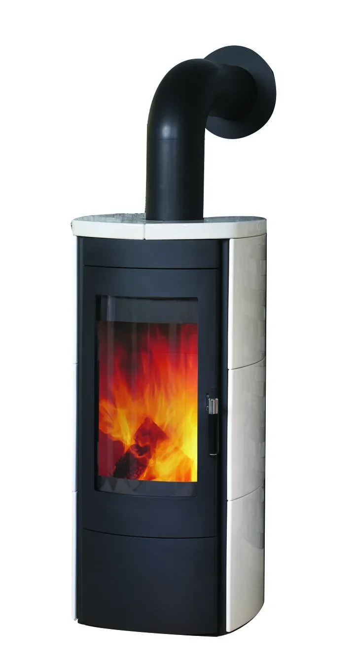 Kaminofen Tiamo EX creme-weiss, Dauerbrand, 3in1-Komfortregelung, Externe Zuluft - 1