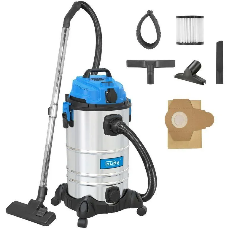 Nass- und Trockensauger GNTS 30L - 1600W - Edelstahl - 1
