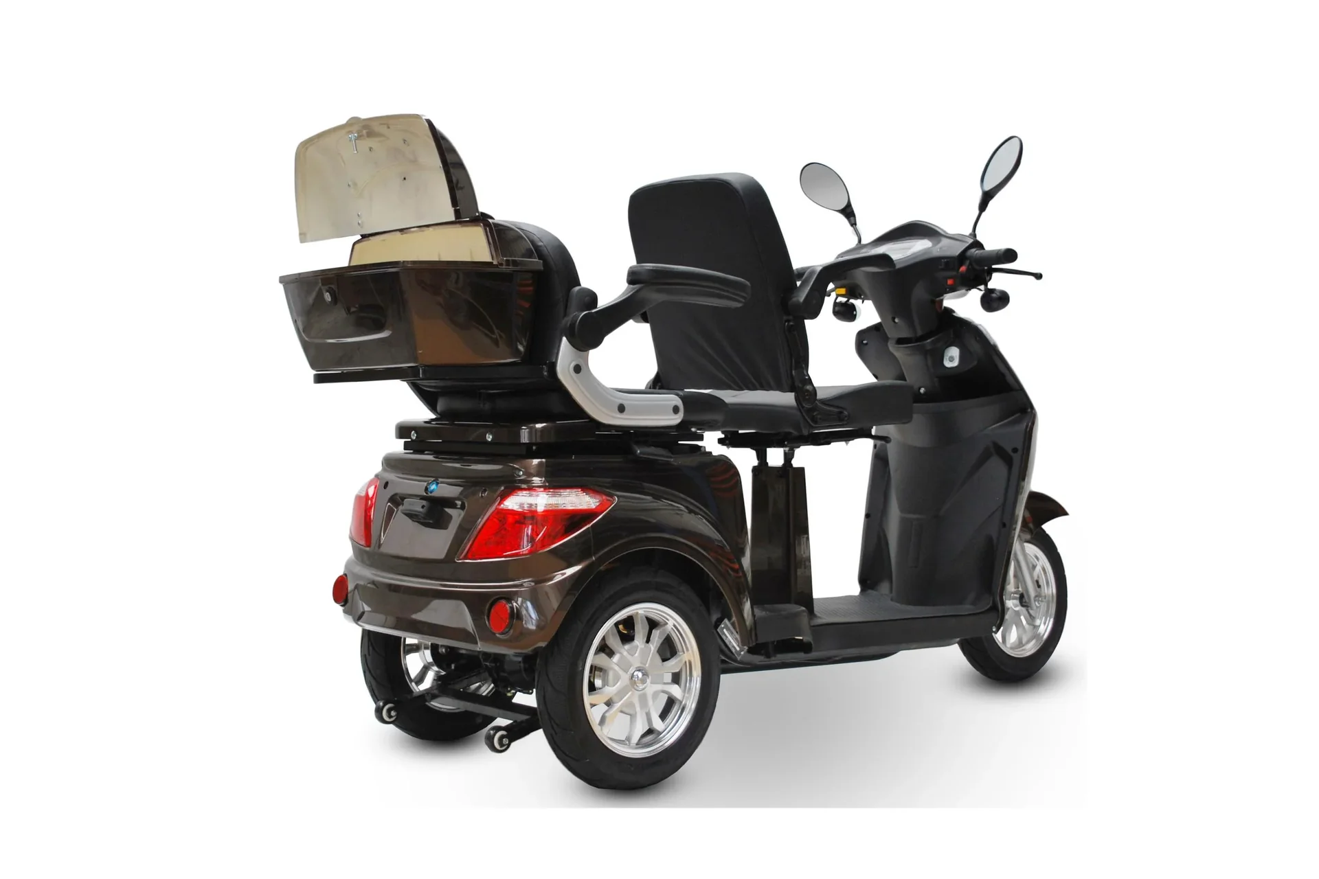 Elektromobil 503 Braun 2 Sitzer, 25 km/h mit 20 Ah Lithium Akku - 7