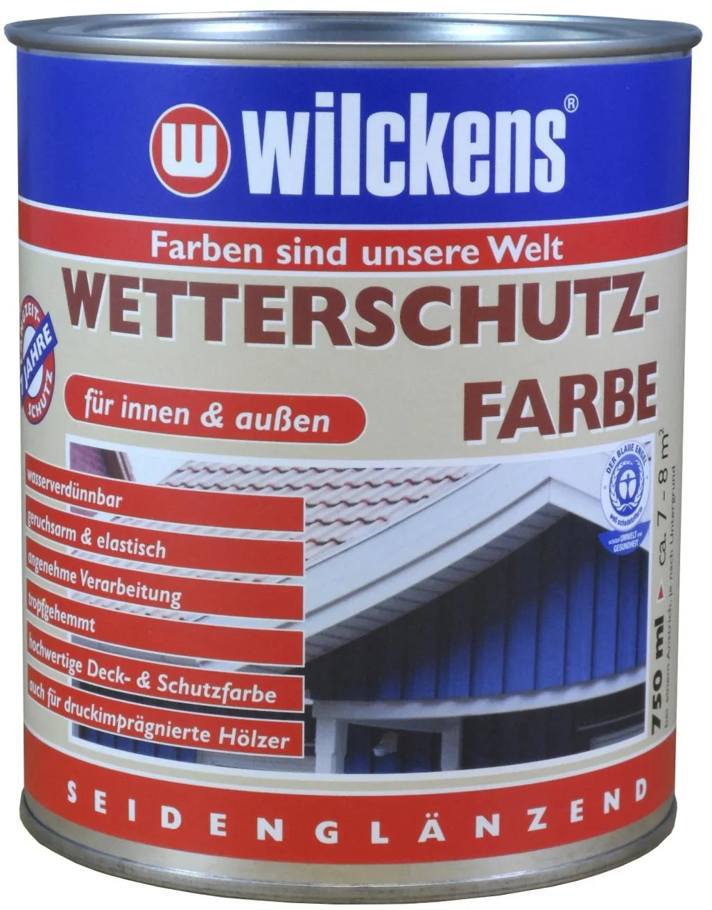 Wetterschutzfarbe - Isoliergrund Weiß 750 ml - 0