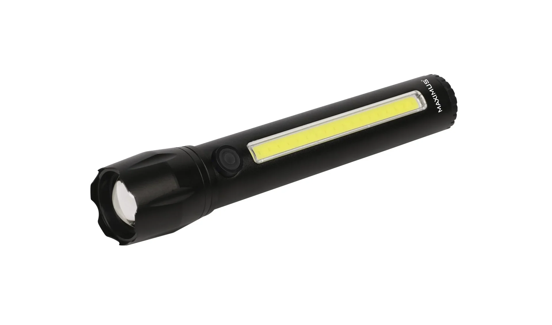 Aufladbare LED-Taschenlampe mit 3W Power-LED und 3W COB-LED - 1