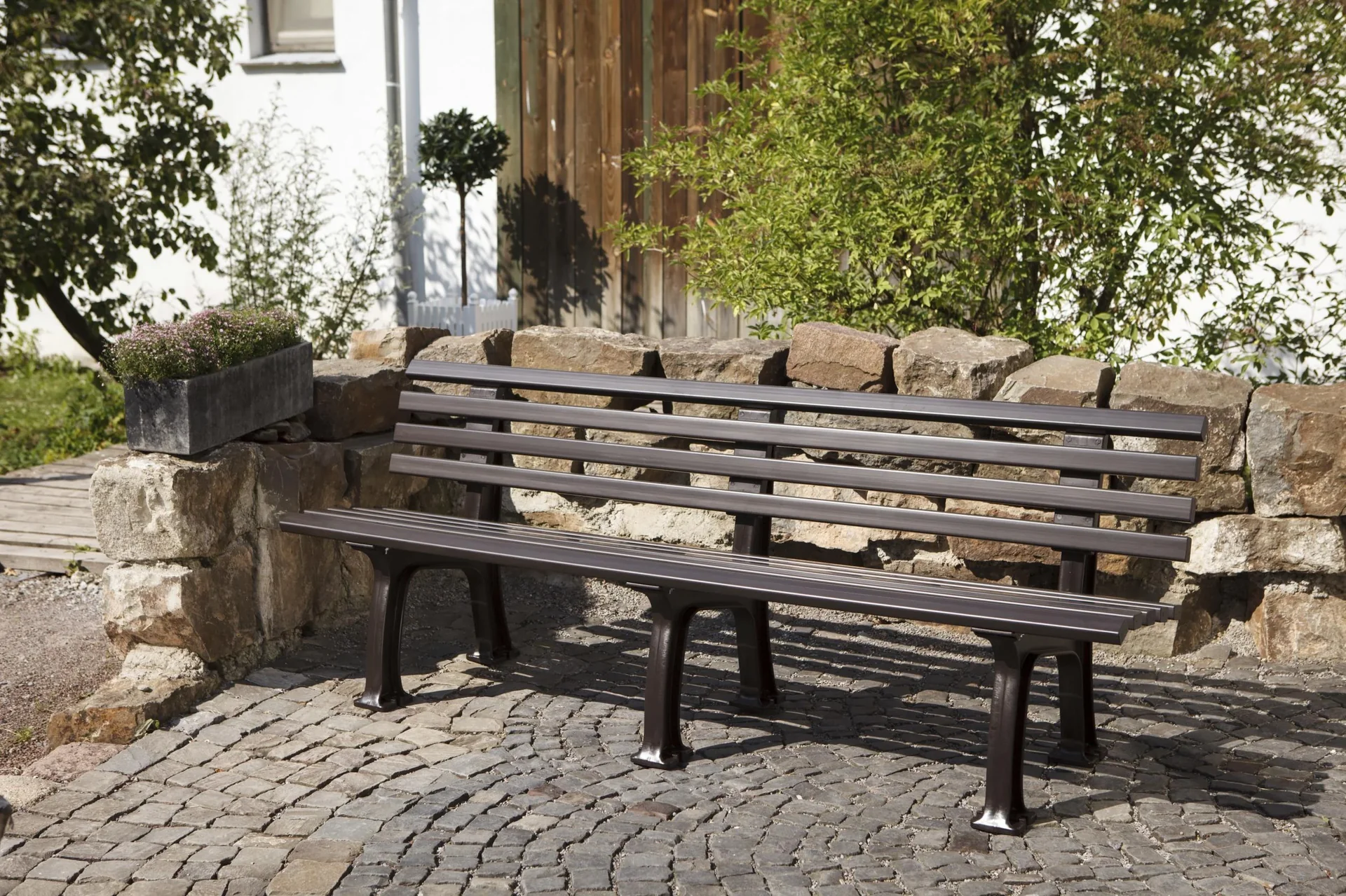Gartenbank Juist braun - 0