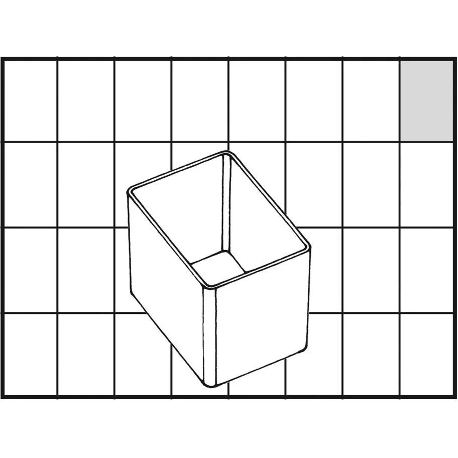 Schubladenblock mit 34 Schubladen - 42x30,6x15cm MET Loose Loading Tray A9-1 - Kunststoff - 0