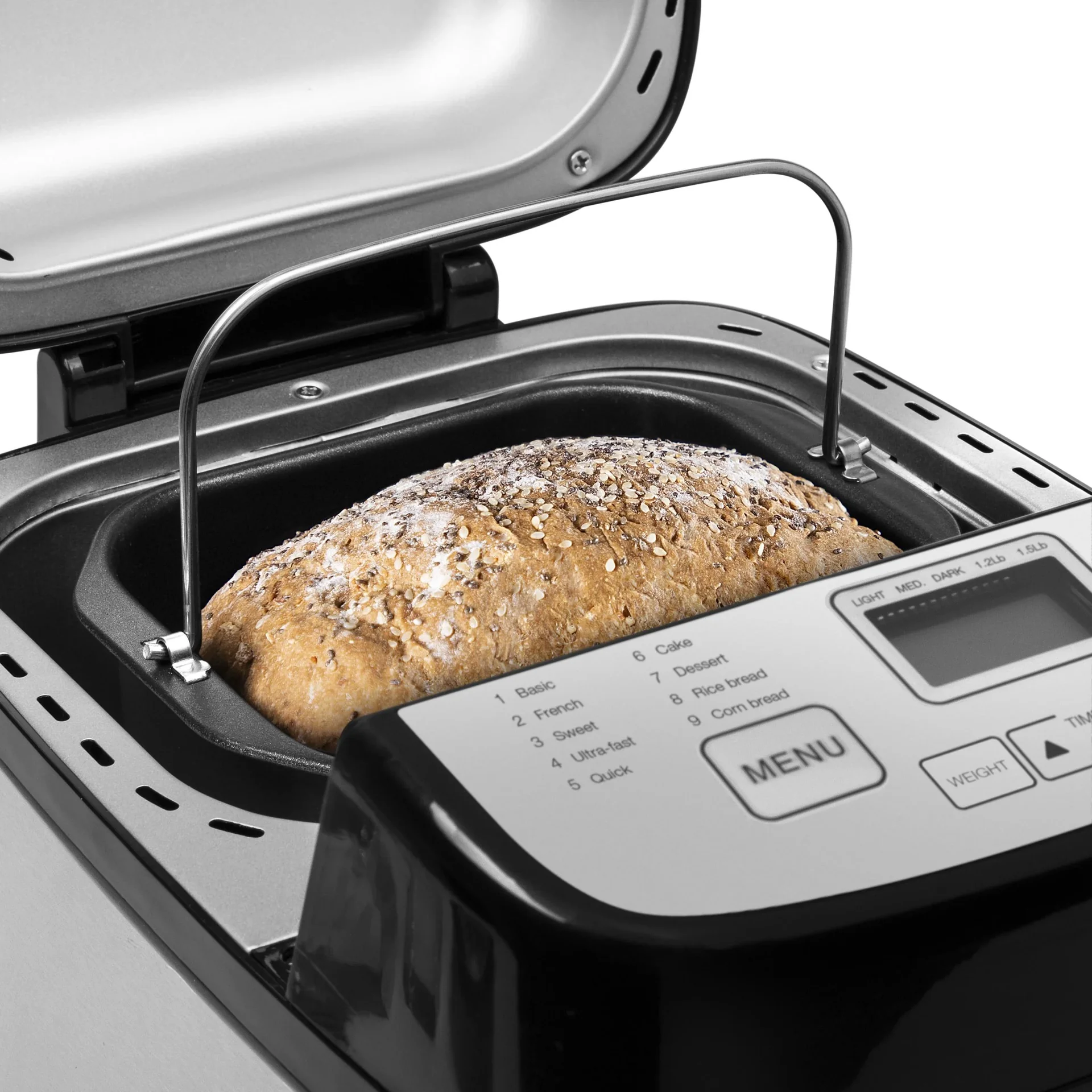 Edelstahl Brotbackautomat 500 Watt - ca. 500/ 700 g Brot - Princess 152008 - 5