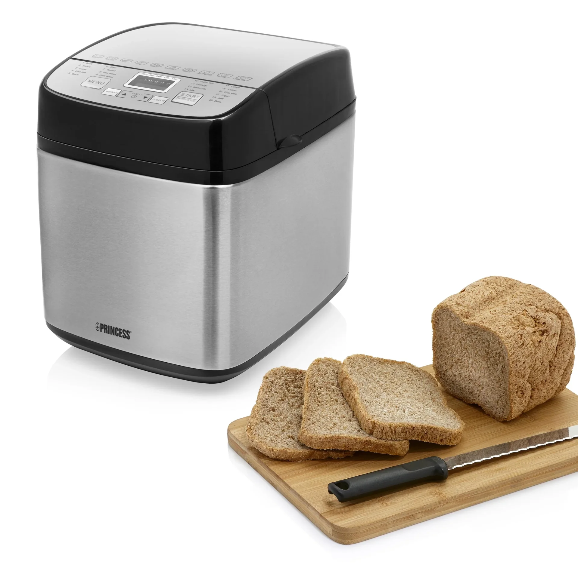 Edelstahl Brotbackautomat 500 Watt - ca. 500/ 700 g Brot - Princess 152008 - 7