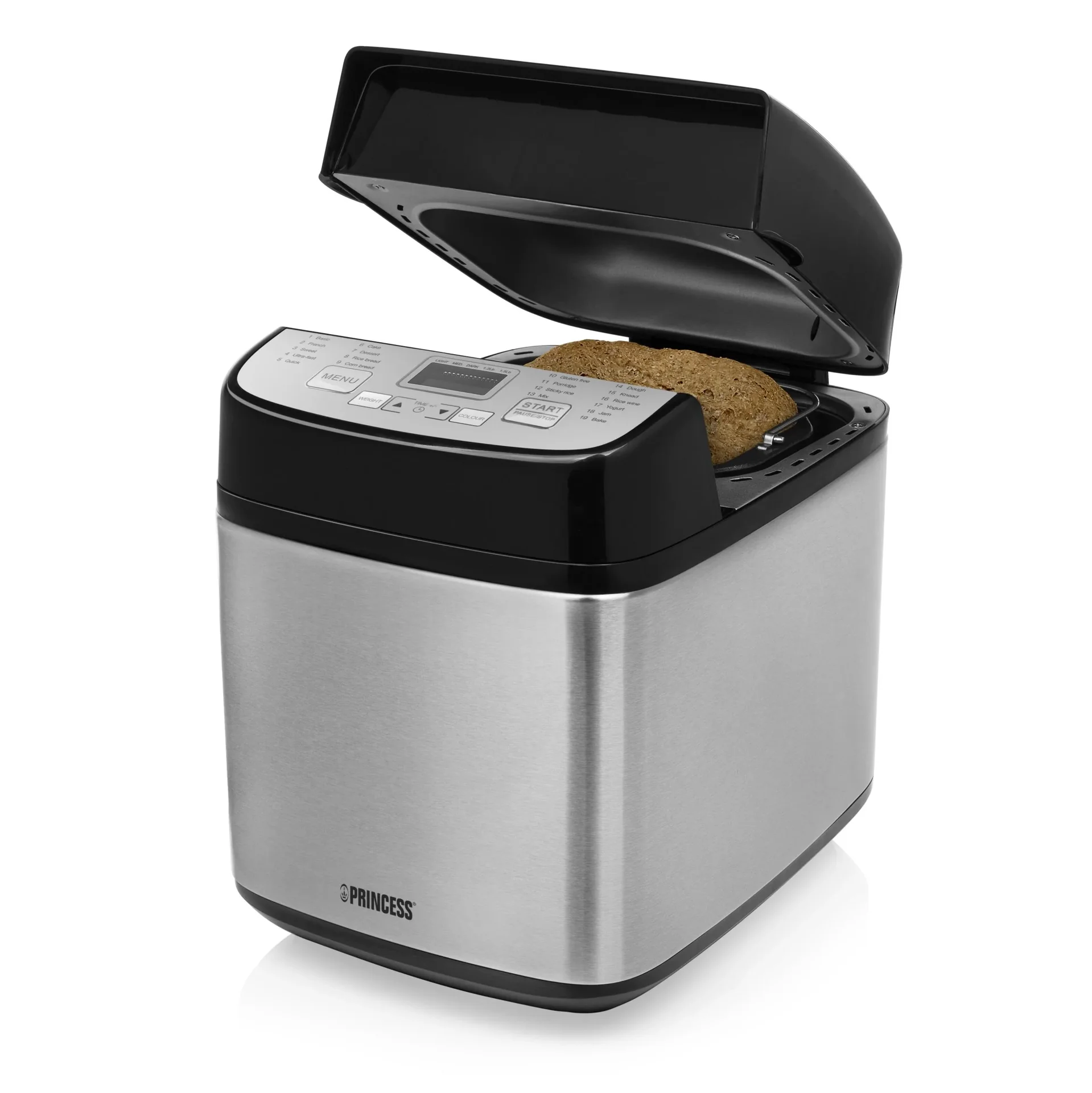 Edelstahl Brotbackautomat 500 Watt - ca. 500/ 700 g Brot - Princess 152008 - 8