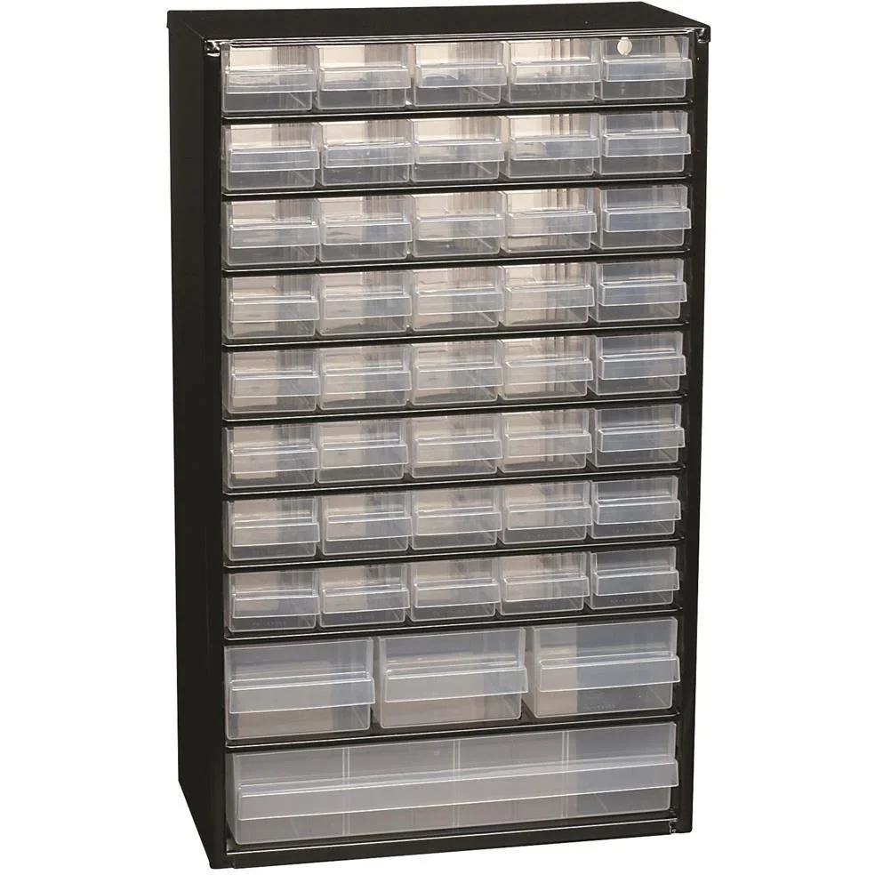 Schubladenblock mit 44 Schubladen - 51x30,6x15cm MIT losem Einsatz A9-1 - Kunststoff - 5