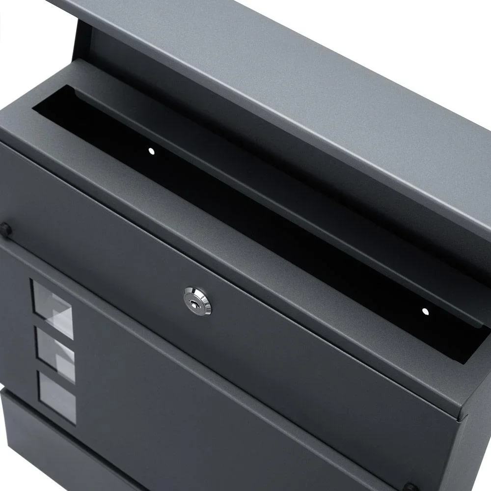 Designerbriefkasten mit Fenster in Ameise - 3