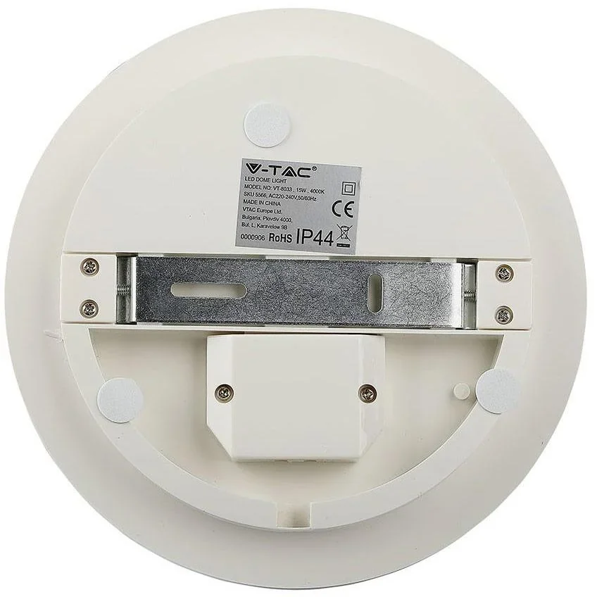 VT-8033 LED-Deckenleuchte - Weiß - Rund - Geeignet für Badezimmer - 1