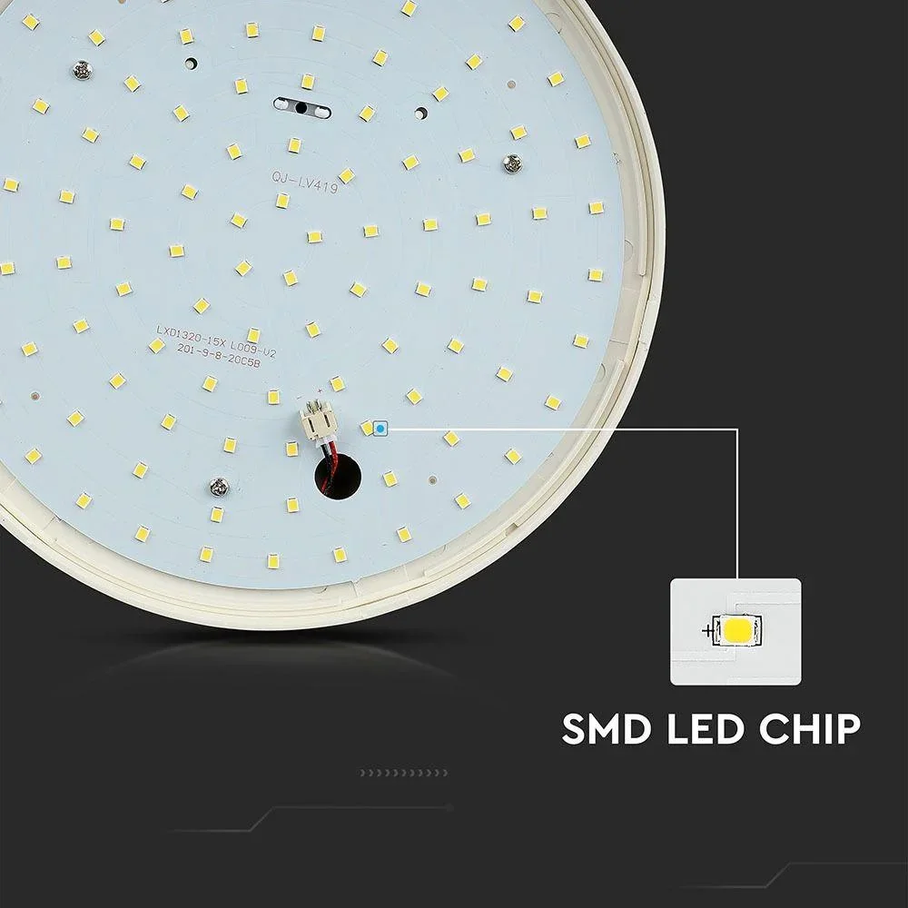 VT-8033 LED-Deckenleuchte - Weiß - Rund - Geeignet für Badezimmer - 2