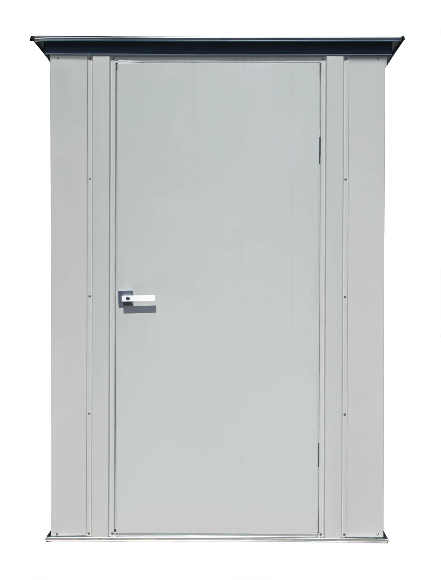 Geräteschrank 4x3 lichtgrau/anthrazit 1,39 x 1 x 1,89 m  - 2