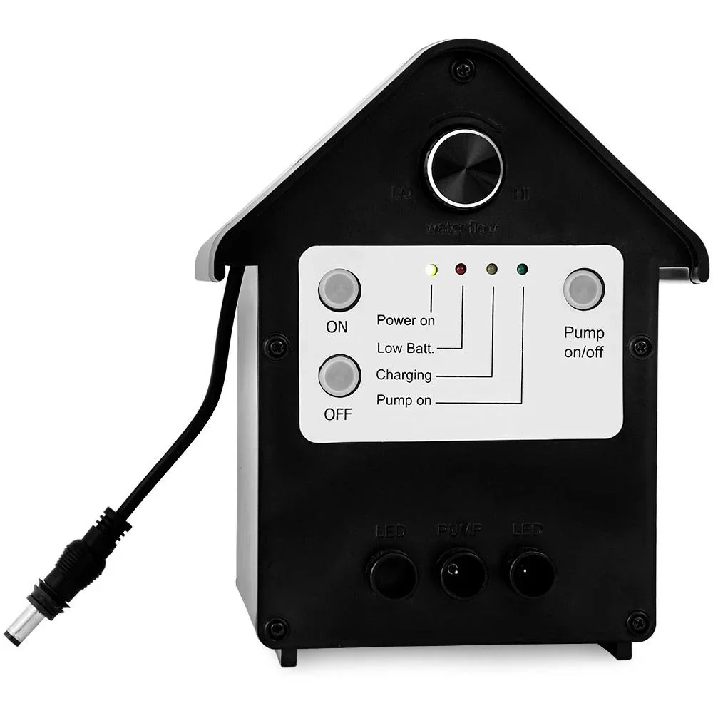 LED-Solarpumpe mit Batterie und hochwertigem Solarpanel - 2