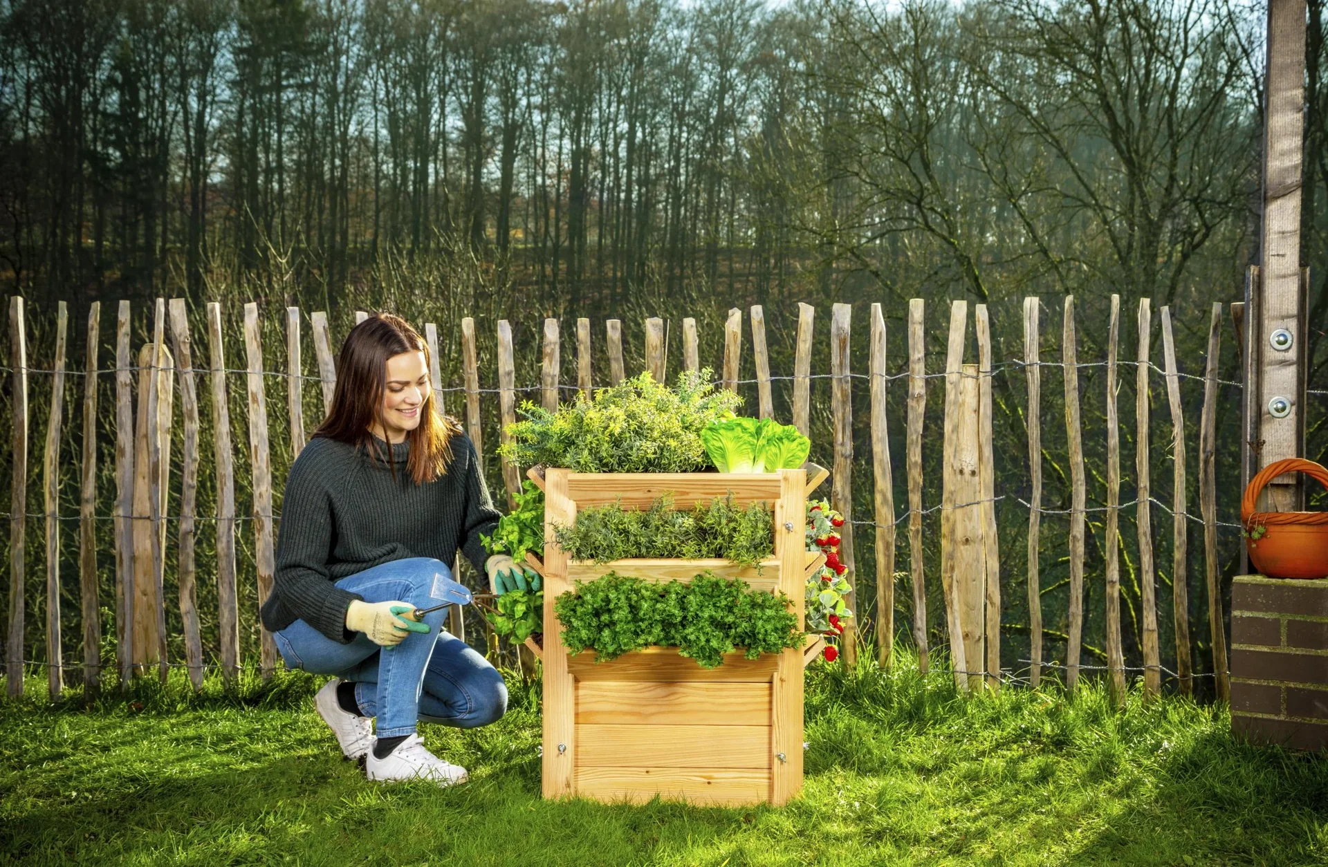 Premium Hochbeet L, 65 x 65 x 73 cm - 4