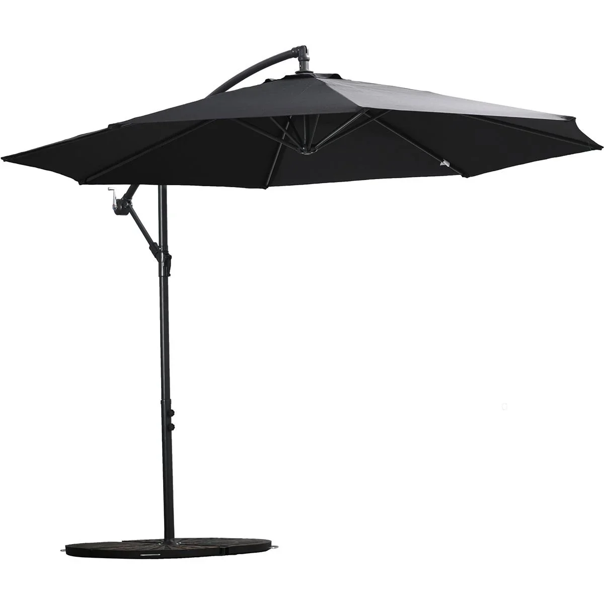 Ampelschirm mit Handkurbel - 2