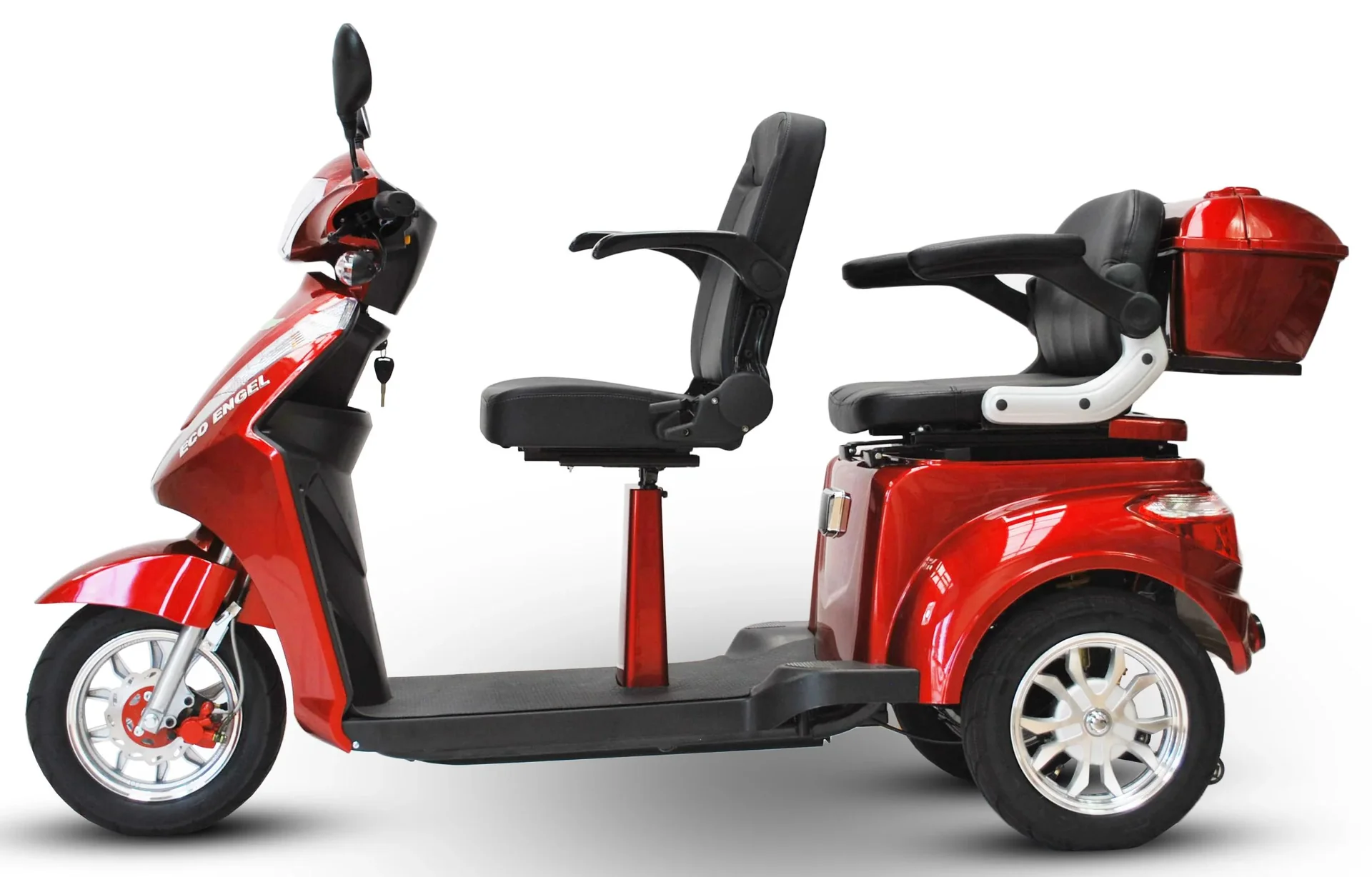 Elektromobil 503 Rot, 2 Sitzer, 25 km/h - 0