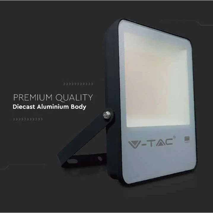 VT-52 LED-Flutlicht - 50 W - 6850 Lm - 4000K - schwarz - Extra effizient - 1