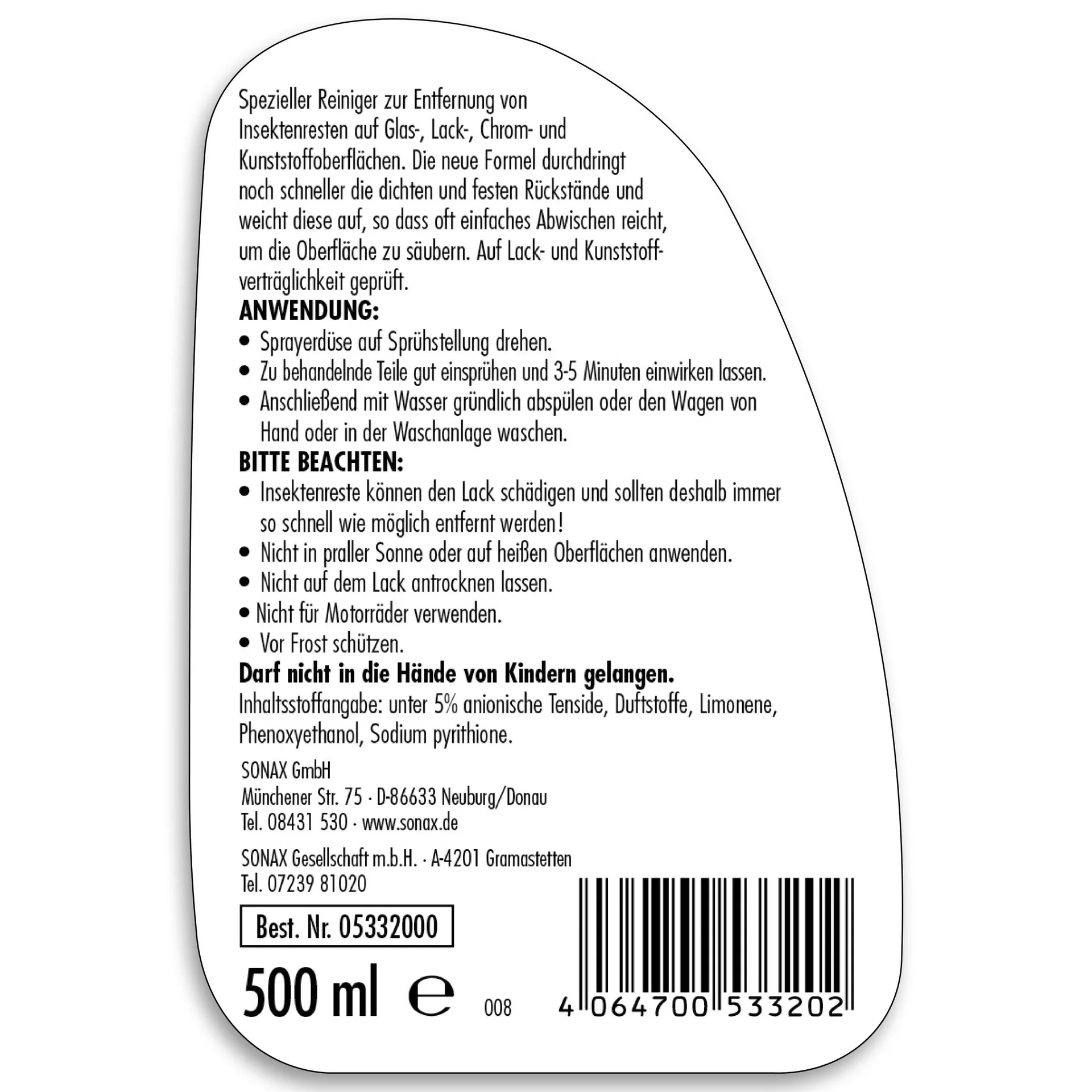 Insektenentferner 500 ml - 1