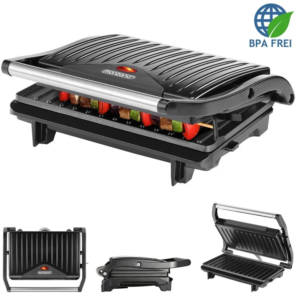 Kontaktgrill schwarz 750W - 4